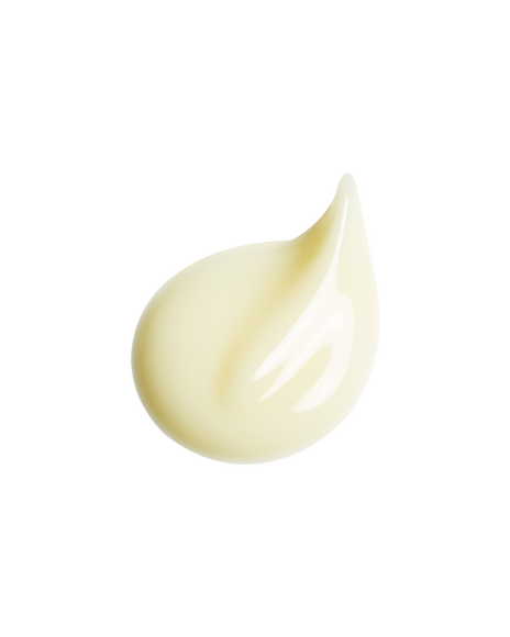 Photo of WRINKLE SMOOTHING SERUM SUPREME in a gold and silver gradient tube, with a serum texture in the background.