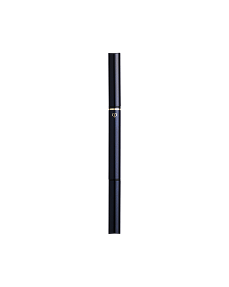 Photo of the "EYEBROW PENCIL (HOLDER)" with the caps attached, showcasing a slim and simple design.