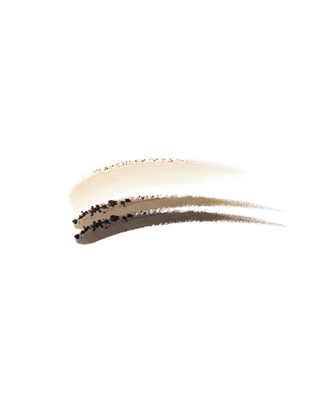 Photo of texture showing three smooth powdery strokes. Shade: 2-YE-BR.