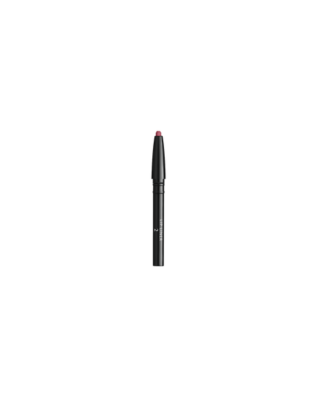 Photo of a "LIP LINER PENCIL (CARTRIDGE)" in a slim black cartridge. Shade: 2-Pink.