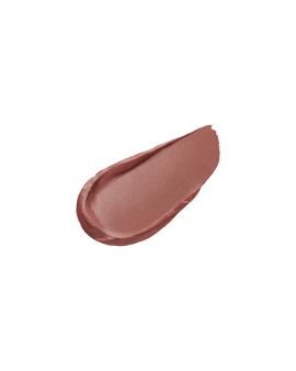 Photo of CREAM ROUGE MATTE with a translucent body and a blue-black cap engraved with the brand logo. The cap comes with a stick with a tip attached. SHADE: 111.