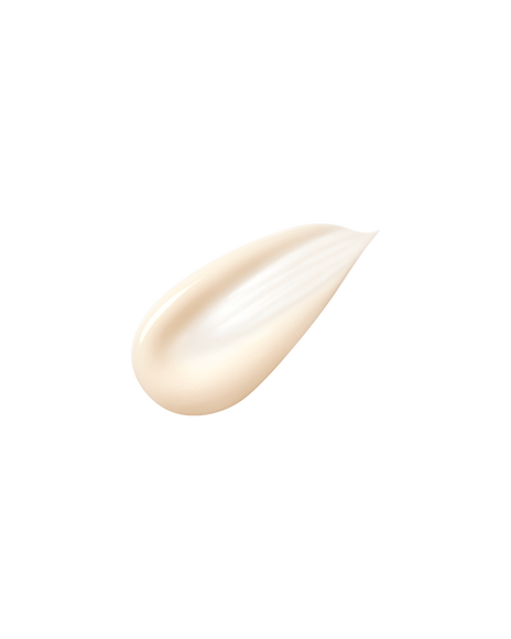 Photo of a smooth, luxurious cream texture in light beige.
