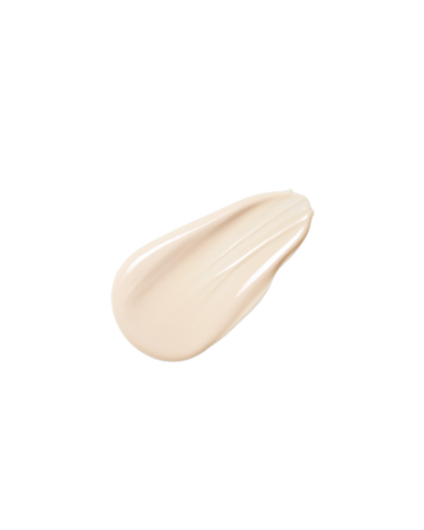 Photo of the creamy texture spreading smoothly, melting into the skin with a moist sheen.