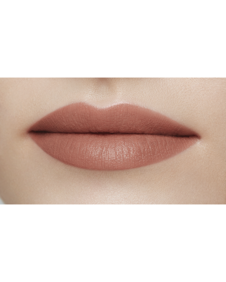 Photo of a light skin tone model  wearing "CREAM ROUGE MATTE" in shade 111 on the lips.