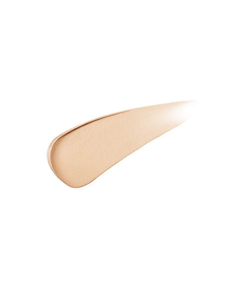 Photo of a single stroke of a smooth, creamy-textured foundation. SHADE: O20