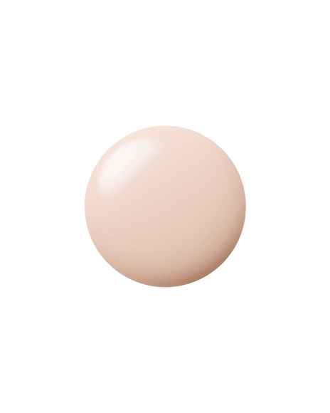 Photo of a glossy beige-pink spherical texture.
