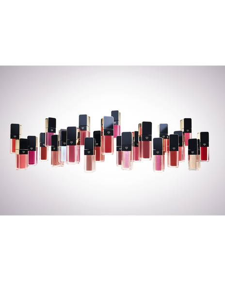 Photo of all shades of CREAM ROUGE MATTE, SHINE, and SPARKLES arranged to stand out under the light.