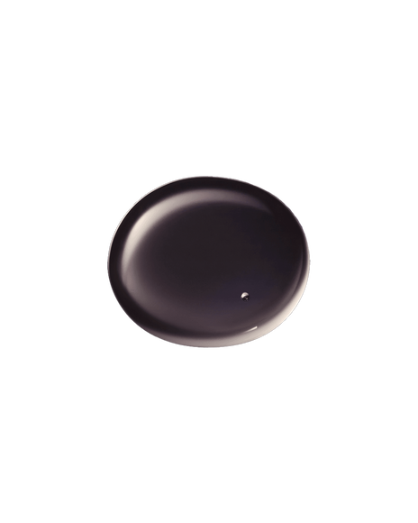 Photo of a smooth, glossy texture in a deep purple-brown color.