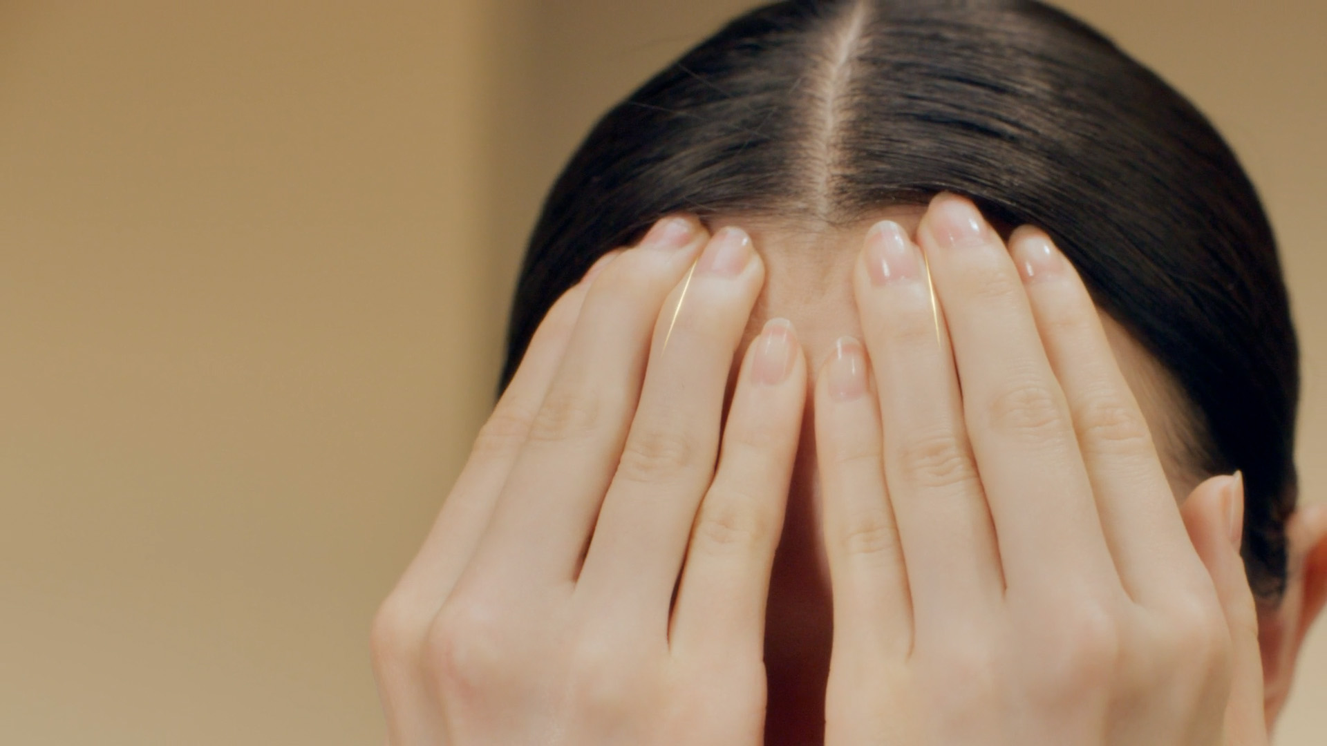 Photo of facial exercise, step 2-2